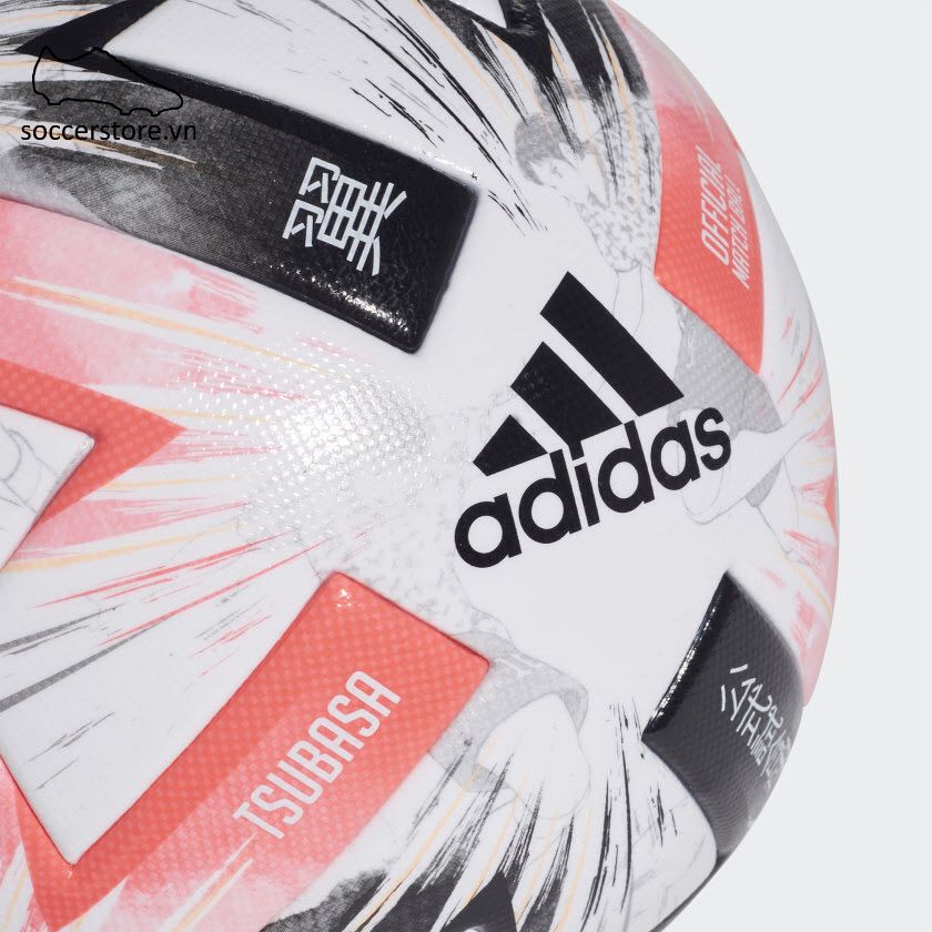 Bóng Adidas Captain Tsubasa Pro Football OMB- White/ Signal Pink/ Black/ Light Flash Orange FS0362