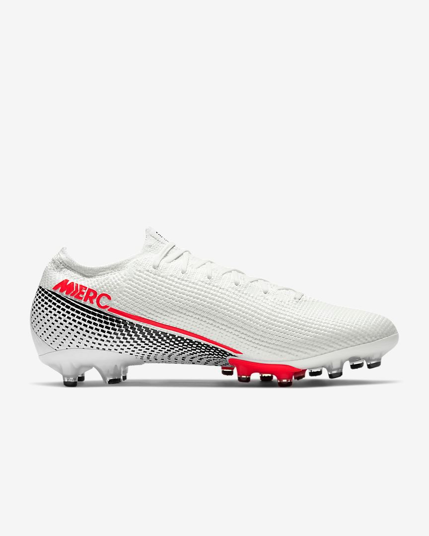 Nike Mercurial Vapor XIII AG Pro- White/ Laser Crimson/ Black AT7895-160
