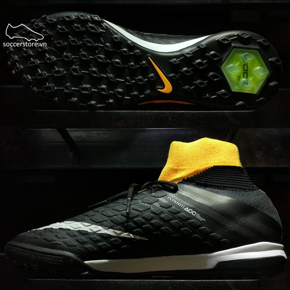 Nike HypervenomX Proximo II DF TF - Laser Orange/ Black/ Volt 852576-801