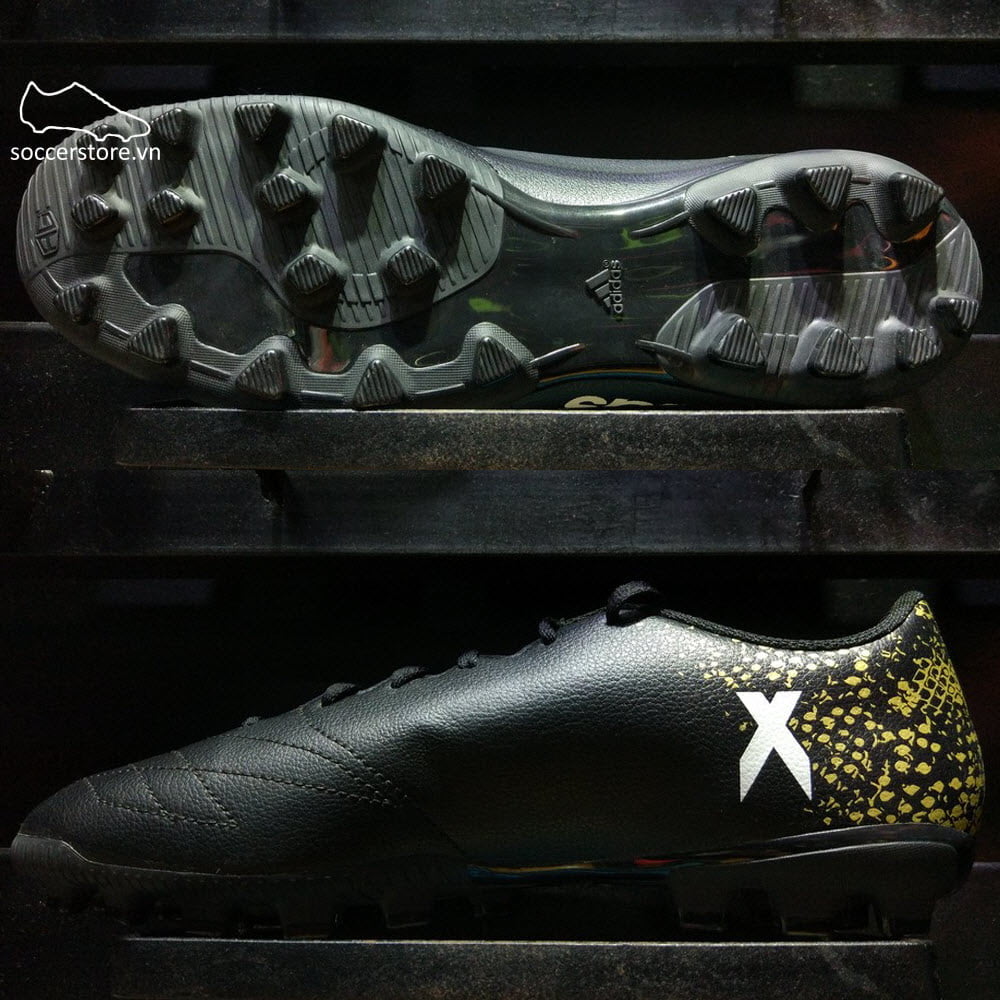 Adidas X 16.4 AG - Core Black/ Metalic Gold/ White/ White BB3826
