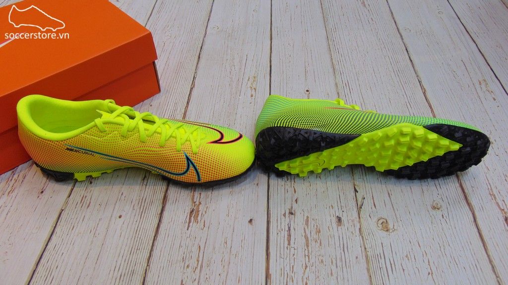 Nike Mercurial Vapor XIII Academy MDS TF - Lemon Venom/ Negro/ Verde CJ1306-703 MDS #002