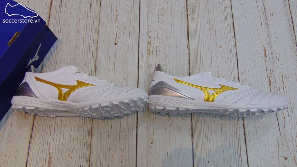 Mizuno Morelia Neo KL II AS- Core White / Gold / Grey Six - P1GD205850