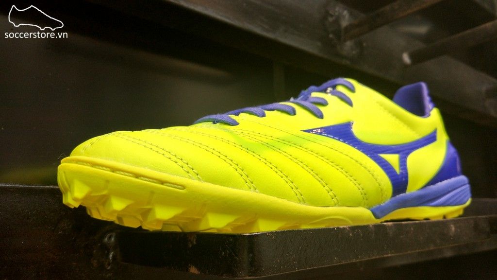 Mizuno Morelia Neo KL II AS TF- Solar Yellow/ Deep Ocean P1GD205825