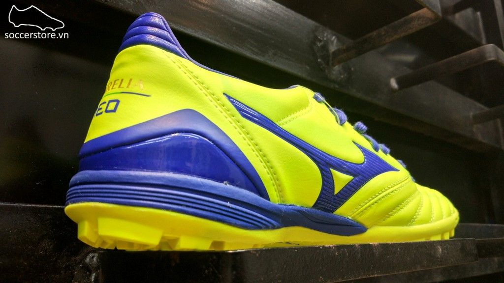 Mizuno Morelia Neo KL II AS TF- Solar Yellow/ Deep Ocean P1GD205825