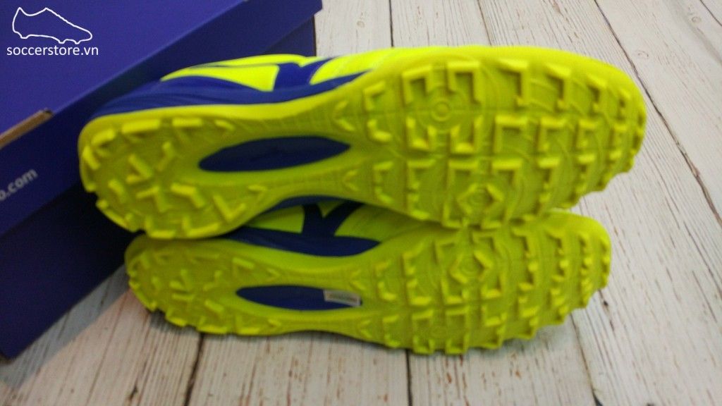 Mizuno Morelia Neo KL II AS TF- Solar Yellow/ Deep Ocean P1GD205825