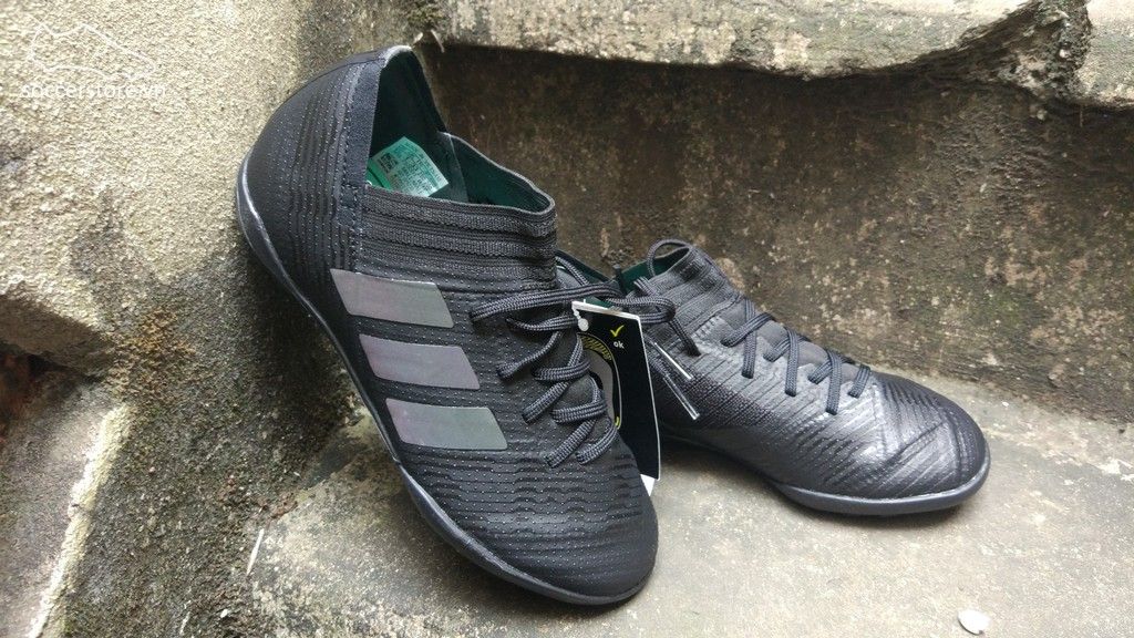Adidas Nemeziz Tango 17.3 Kids TF- Core Black/ Hi-res Green CP9239