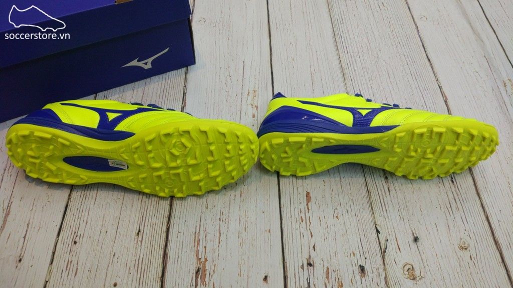 Mizuno Morelia Neo KL II AS TF- Solar Yellow/ Deep Ocean P1GD205825