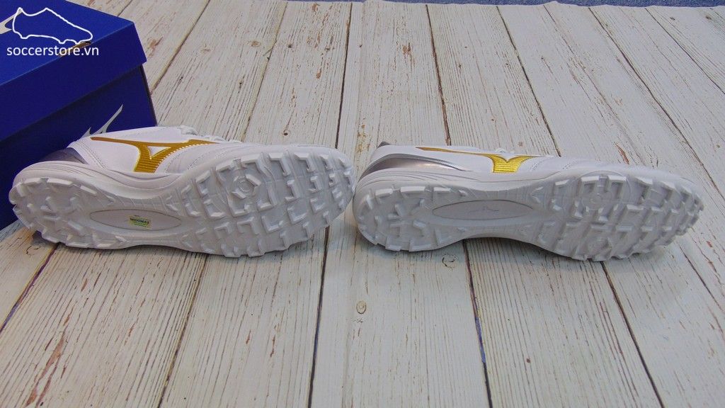 Mizuno Morelia Neo KL II AS- Core White / Gold / Grey Six - P1GD205850