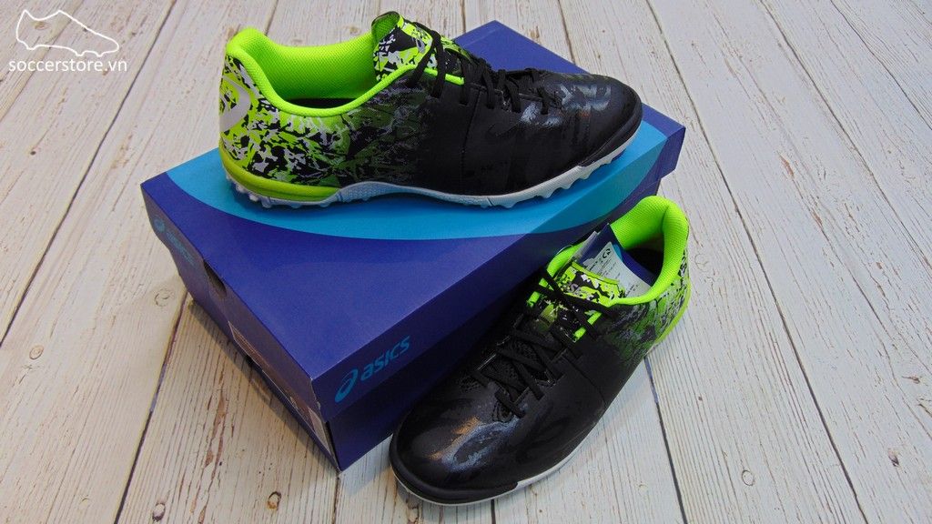 Asics Toque 6 TF - Core Black / Safety Yellow - 1113A012-013