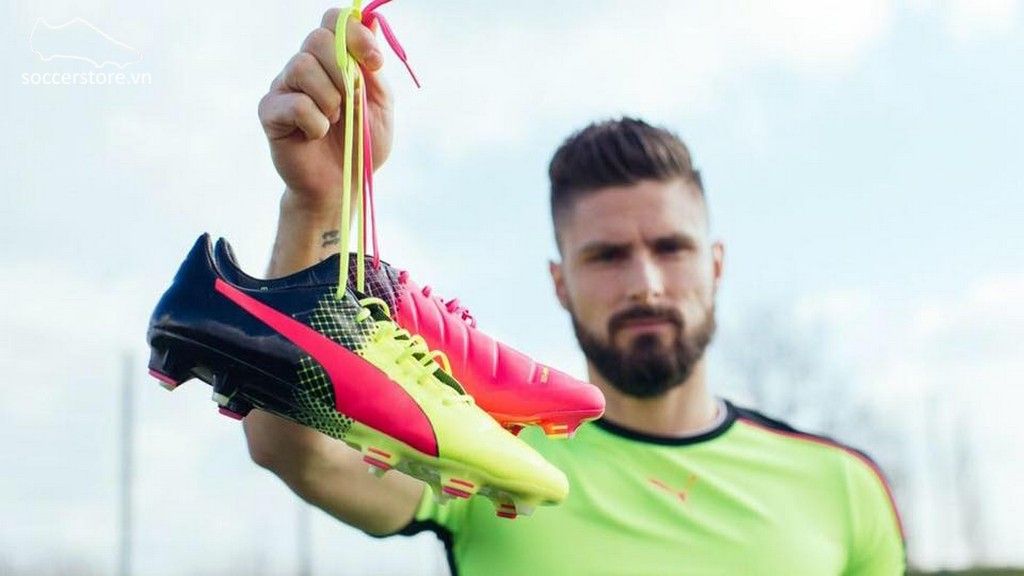 Puma evoPOWER 1.3 Tricks FG- Pink Glo/ Safety Yellow/ Black 103581-01
