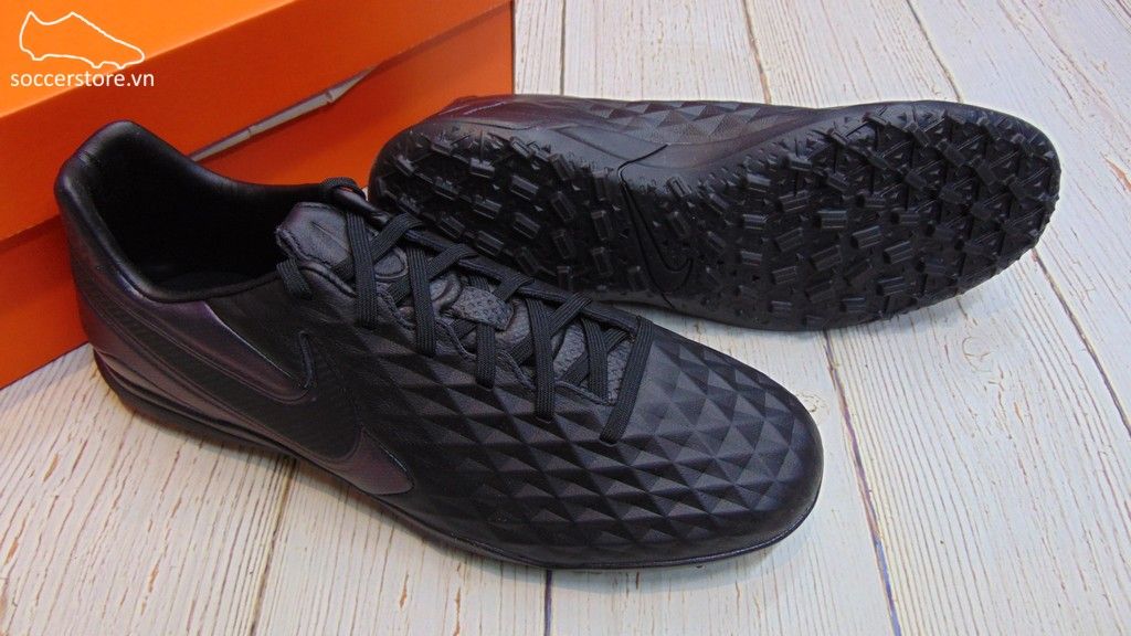 Nike Tiempo Legend VIII Pro TF- Core Black/ Black AT6136-010