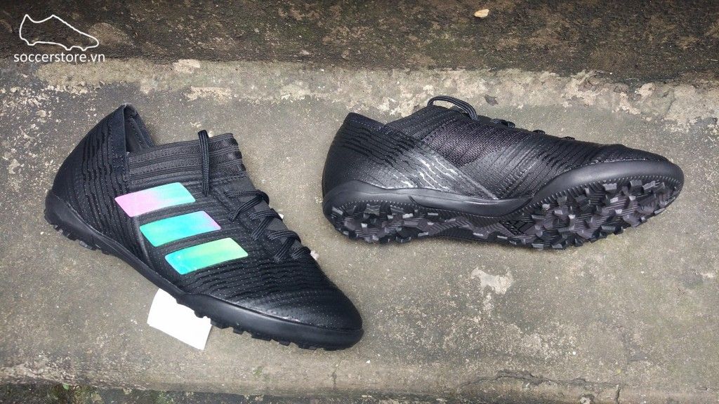 Adidas Nemeziz Tango 17.3 Kids TF- Core Black/ Hi-res Green CP9239