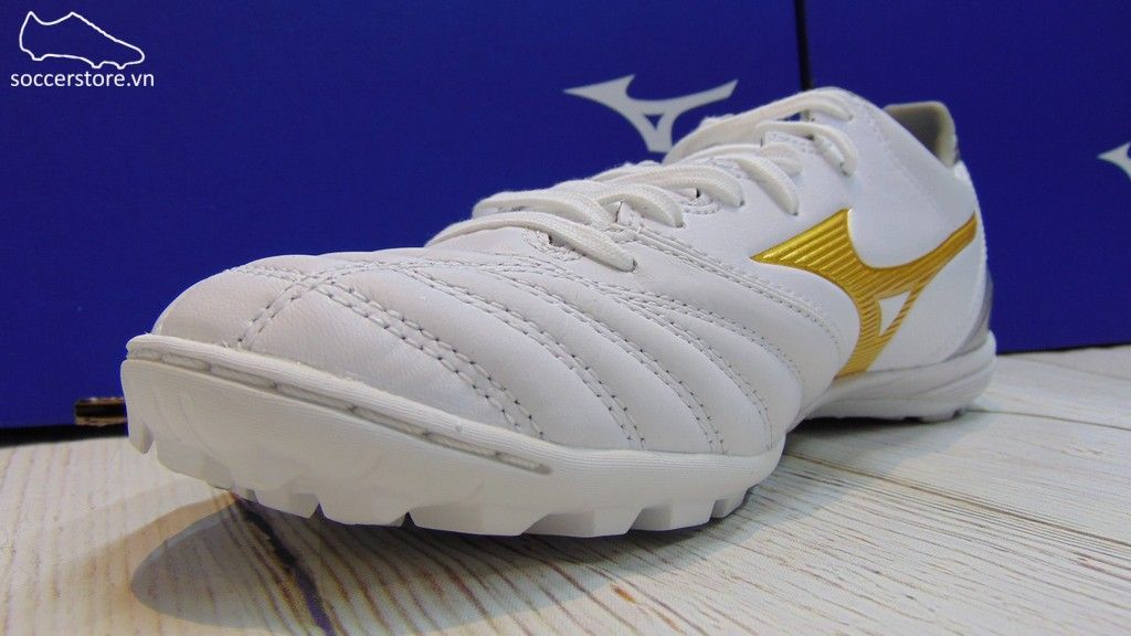 Mizuno Morelia Neo KL II AS- Core White / Gold / Grey Six - P1GD205850