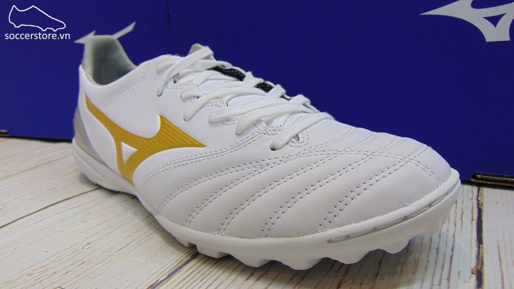 Mizuno Morelia Neo KL II AS- Core White / Gold / Grey Six - P1GD205850
