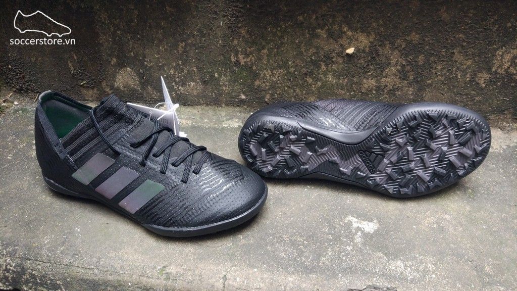 Adidas Nemeziz Tango 17.3 Kids TF- Core Black/ Hi-res Green CP9239