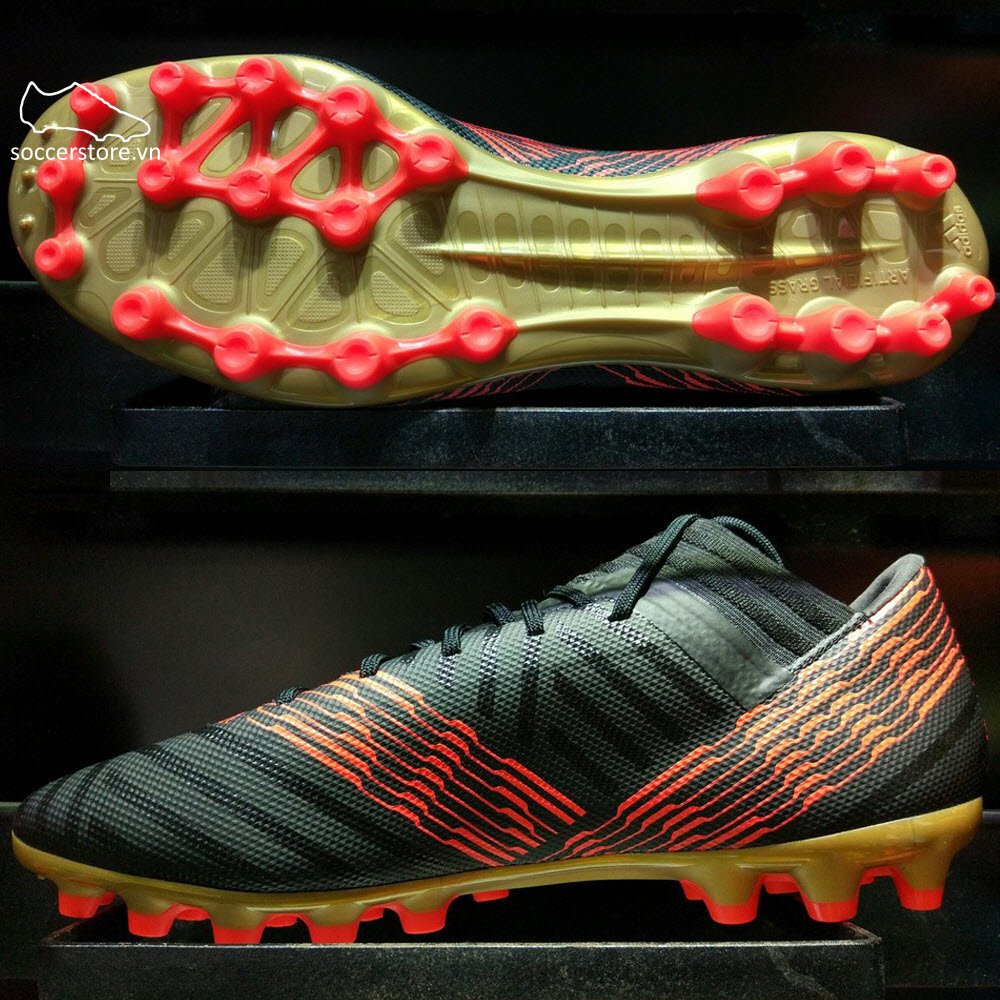 Adidas Nemeziz 17.3 AG- Core Black/ Solar Red CP8994