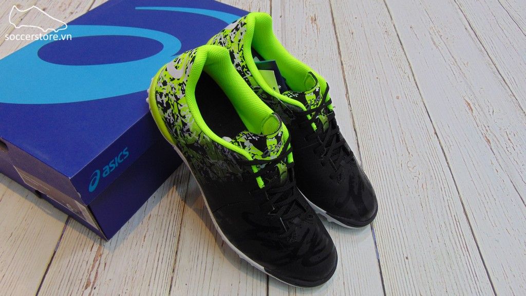 Asics Toque 6 TF - Core Black / Safety Yellow - 1113A012-013