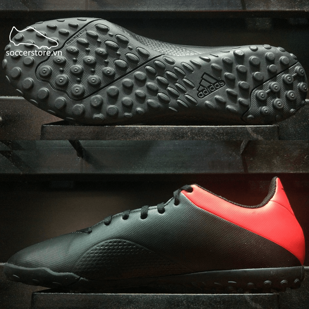 Adidas X Tango 18.4 TF- BB9412- Core Black/ Off White/ Active Red