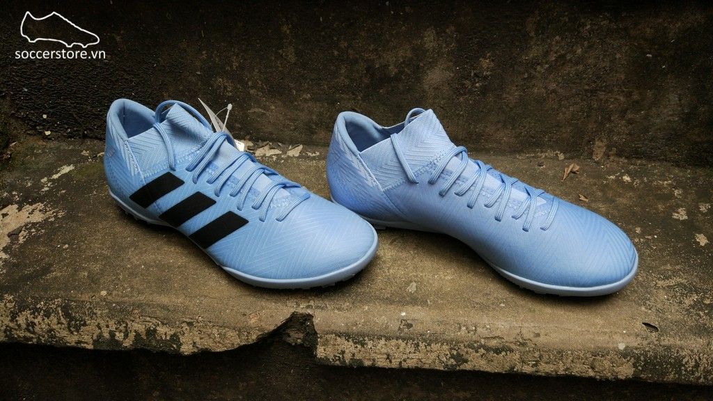 Adidas Nemeziz Messi Tango 18.3 TF- Ash Blue/ Core Black/ Raw Grey DB2221