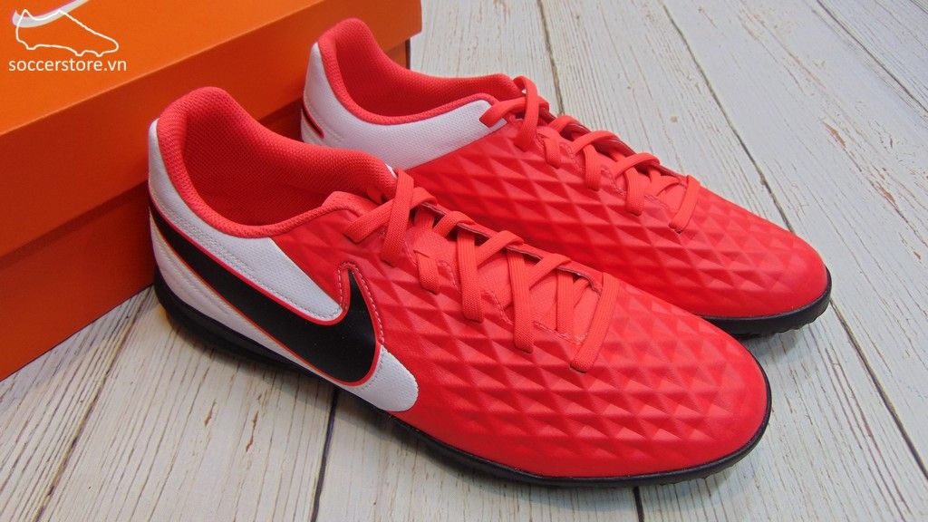 Nike Tiempo Legend VIII Club TF - Laser Crimson/ Black/ White - AT6109-606