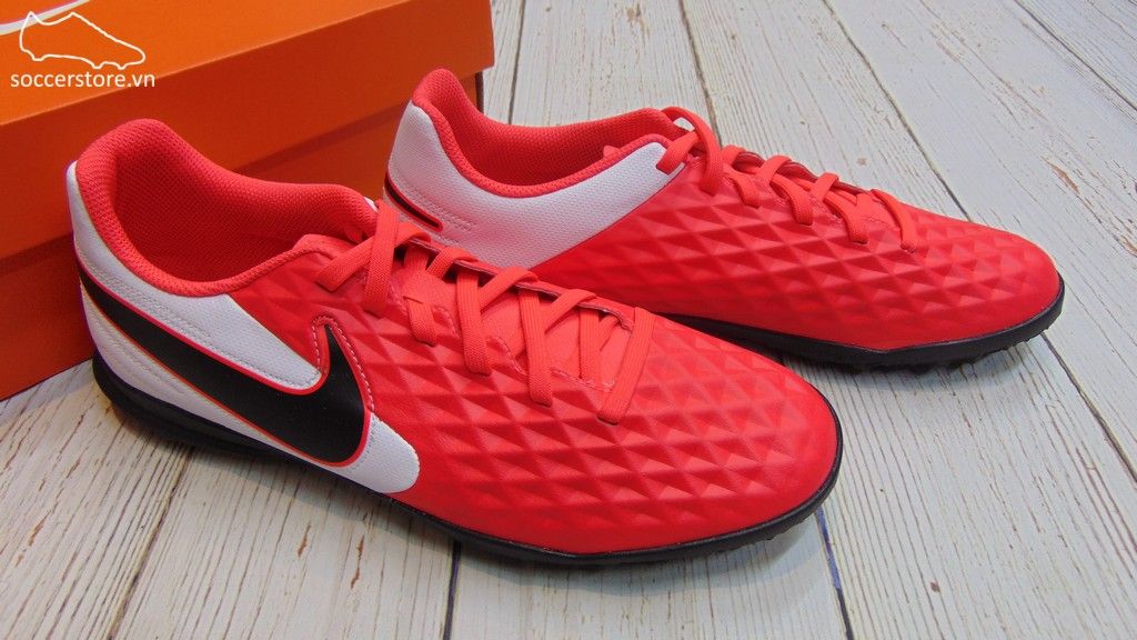 Nike Tiempo Legend VIII Club TF - Laser Crimson/ Black/ White - AT6109-606