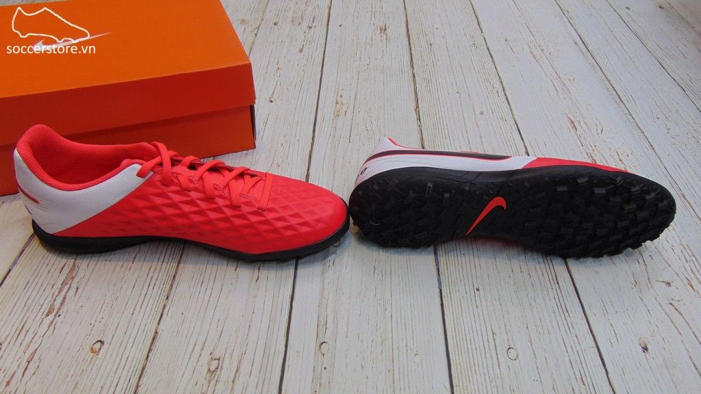 Nike Tiempo Legend VIII Club TF - Laser Crimson/ Black/ White - AT6109-606