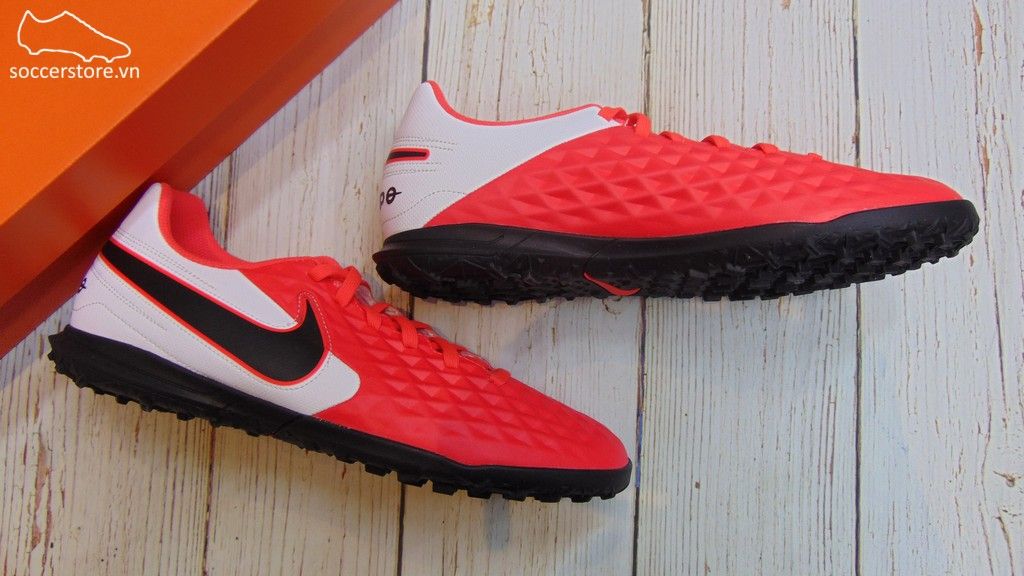 Nike Tiempo Legend VIII Club TF - Laser Crimson/ Black/ White - AT6109-606