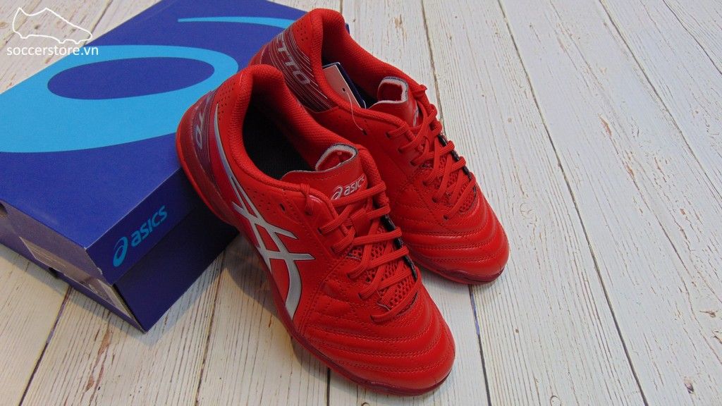 Asics Calcetto WD 8 TF - Classic Red / Pure Silver - 1113A008-600
