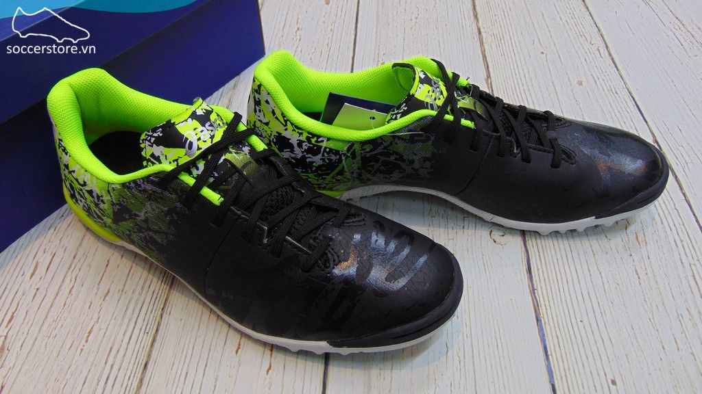 Asics Toque 6 TF - Core Black / Safety Yellow - 1113A012-013