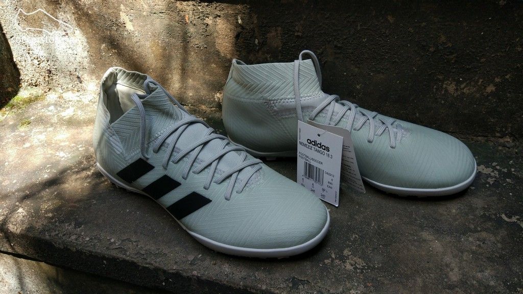 Adidas Nemeziz Tango 18.3 Kids TF- Ash Silver/ White Tint DB2376