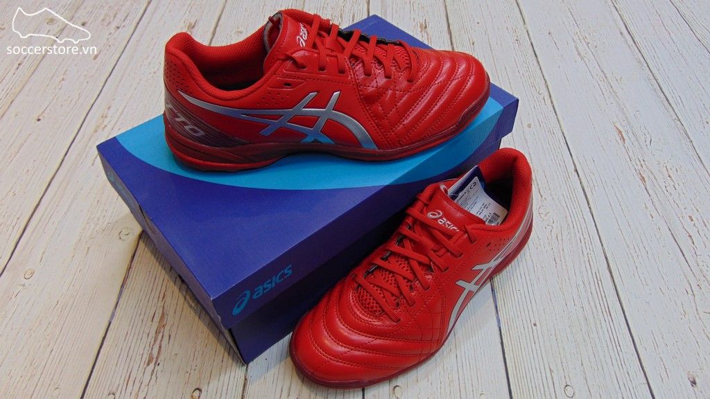 Asics Calcetto WD 8 TF - Classic Red / Pure Silver - 1113A008-600
