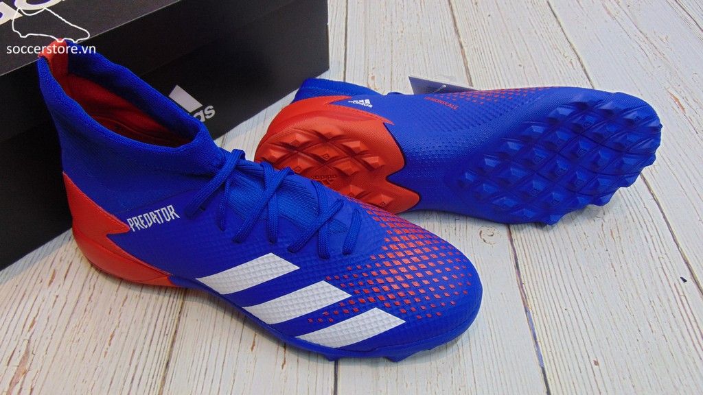 Adidas Predator 20.3 TF- Royal Blue/ White/ Active Red EG0963