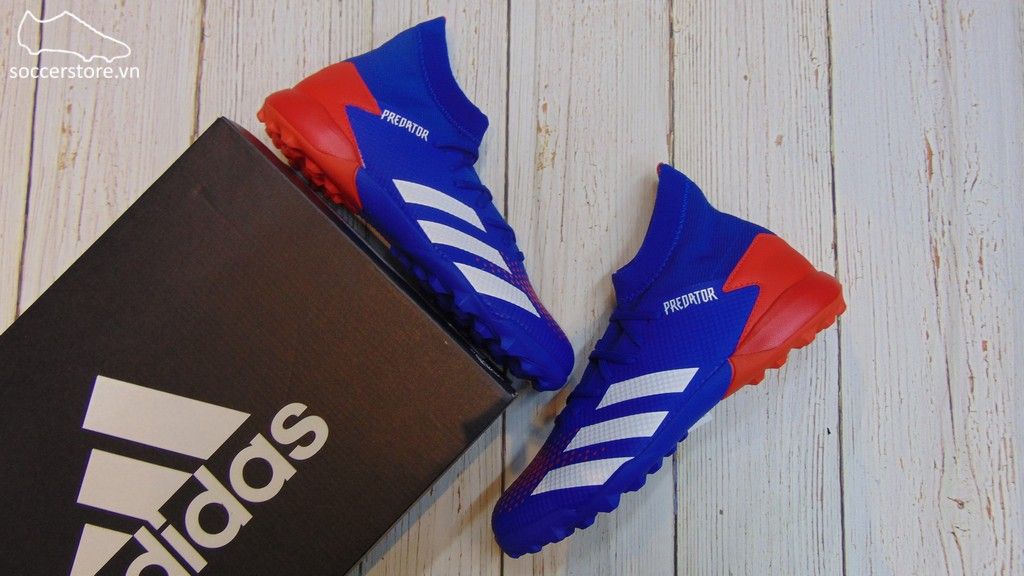 Adidas Predator 20.3 TF- Royal Blue/ White/ Active Red EG0963