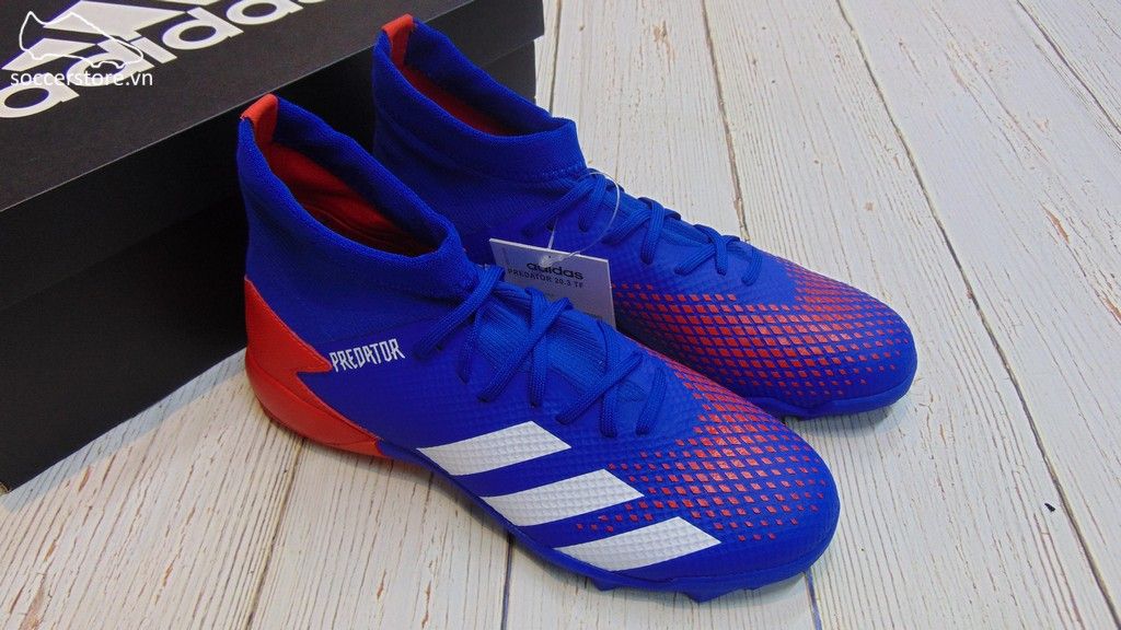 Adidas Predator 20.3 TF- Royal Blue/ White/ Active Red EG0963