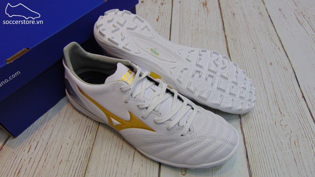 Mizuno Morelia Neo KL II AS- Core White / Gold / Grey Six - P1GD205850