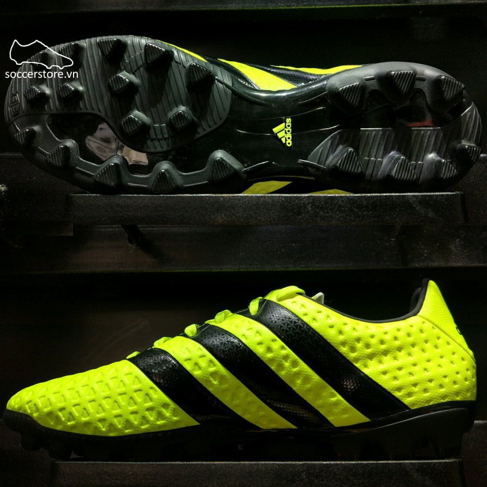 Adidas Ace 16.4 AG- Solar Yellow/ Core Black/ Silver Metallic BB3781