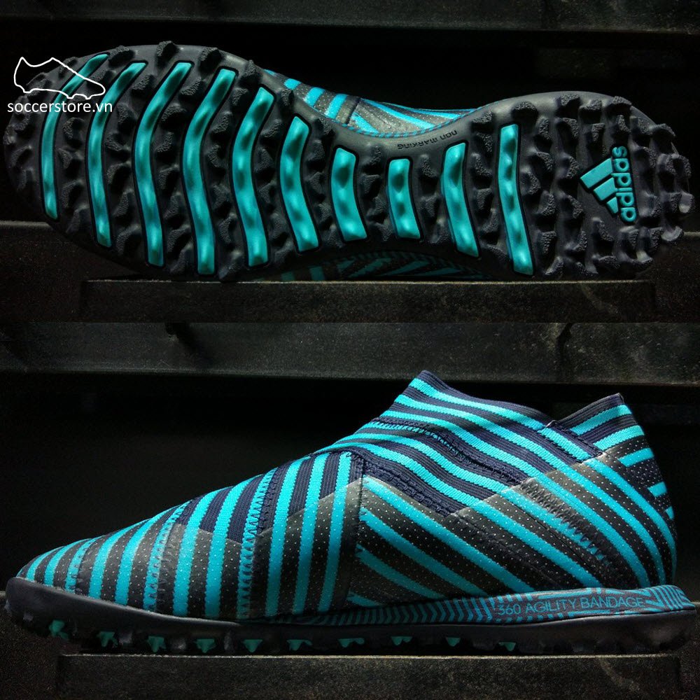 Adidas Nemeziz Tango 17+ 360 Agility TF- Legend Ink/ Solar Yellow/ Energy Blue BY2303