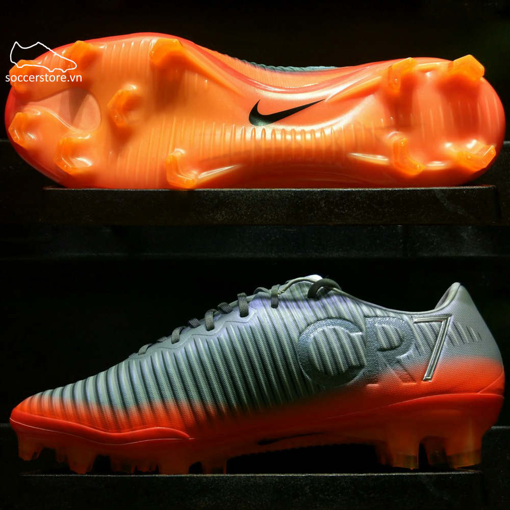 Nike Mercurial Vapor CR7 FG- Cool Grey/ Metallic Hematite/ Wolf Grey 852514-001