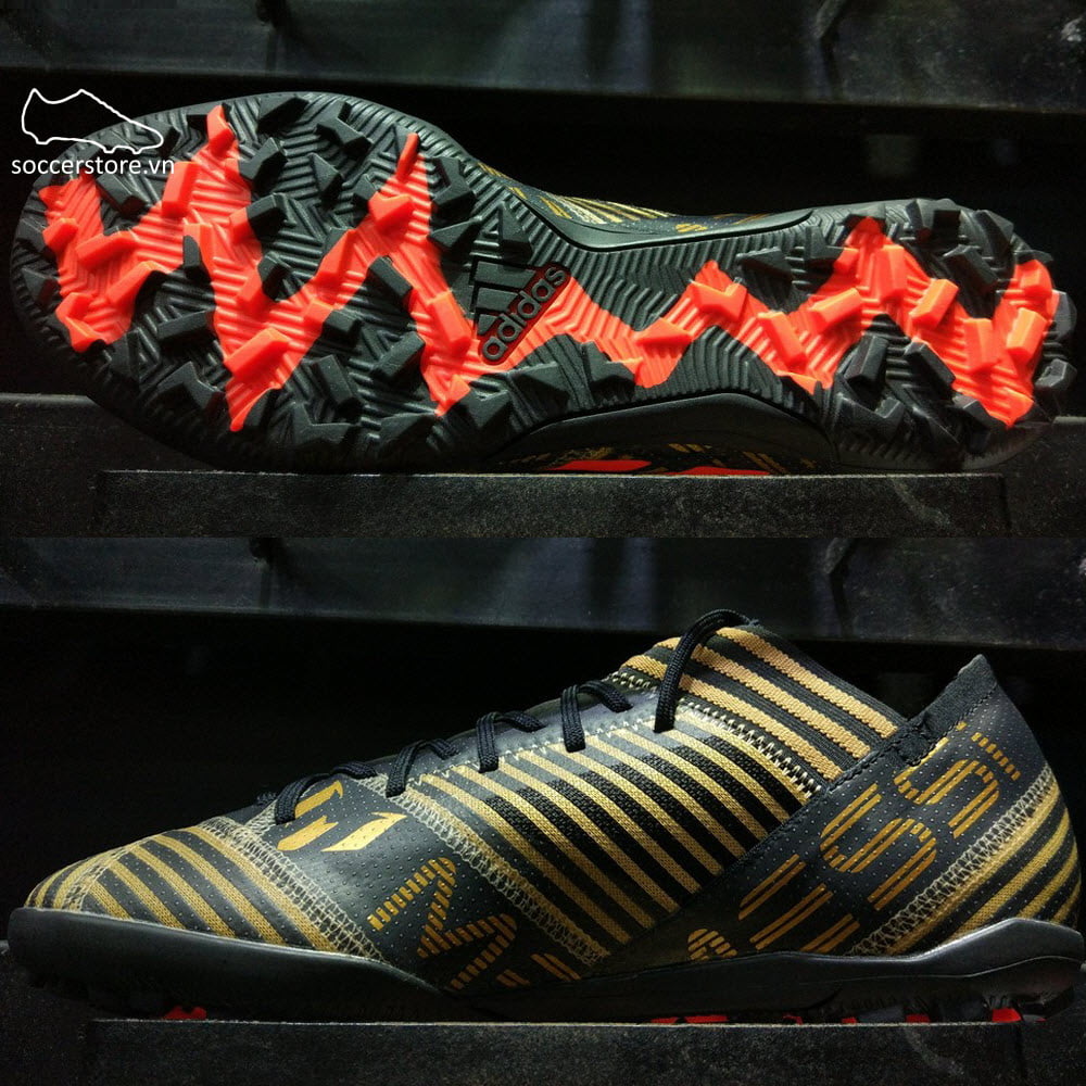 Adidas Nemeziz Messi Tango 17.3 TF- Core Black/ Solar Red/ Tactile Gold Metallic CP9108