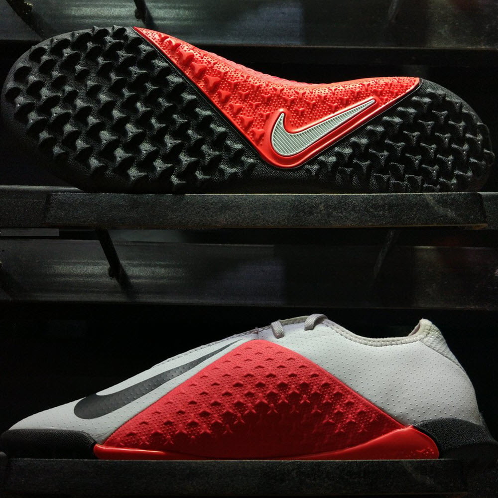 Nike Phantom Vision VSN Academy TF- Pure Platinum/ Black/ Light Crimson/ Dark Grey AO3223-060