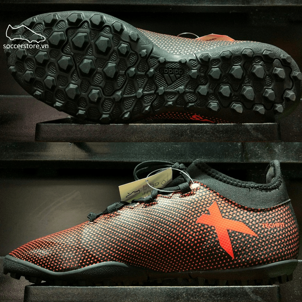 Adidas X Tango 17.3 TF- Core Black/ Solar Red/ Solar Orange CG3728
