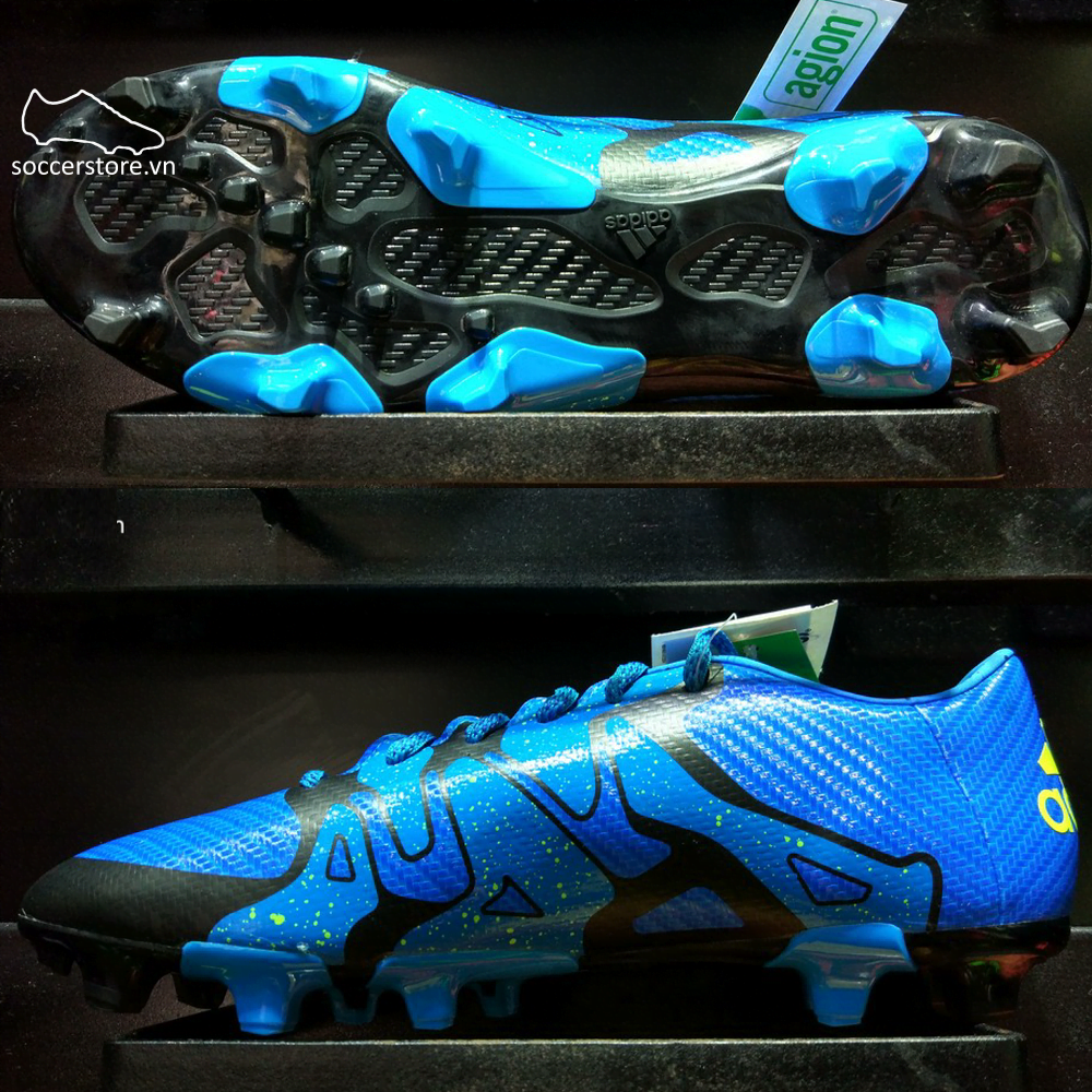 Adidas X 15.3 FG/AG- Solar Blue/ Solar Yellow/ Core Black B32772