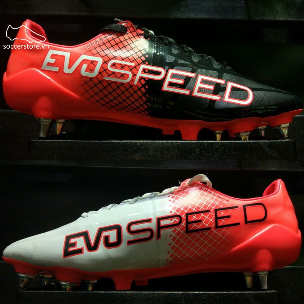 Puma evoSPEED 1.5 SG- Puma Black/ Puma White/ Red Blast 103687-03