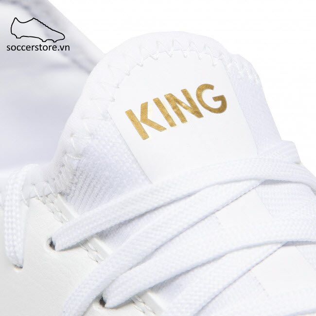 Puma King Pro MG/ FG - White/ Team Gold 105608-09