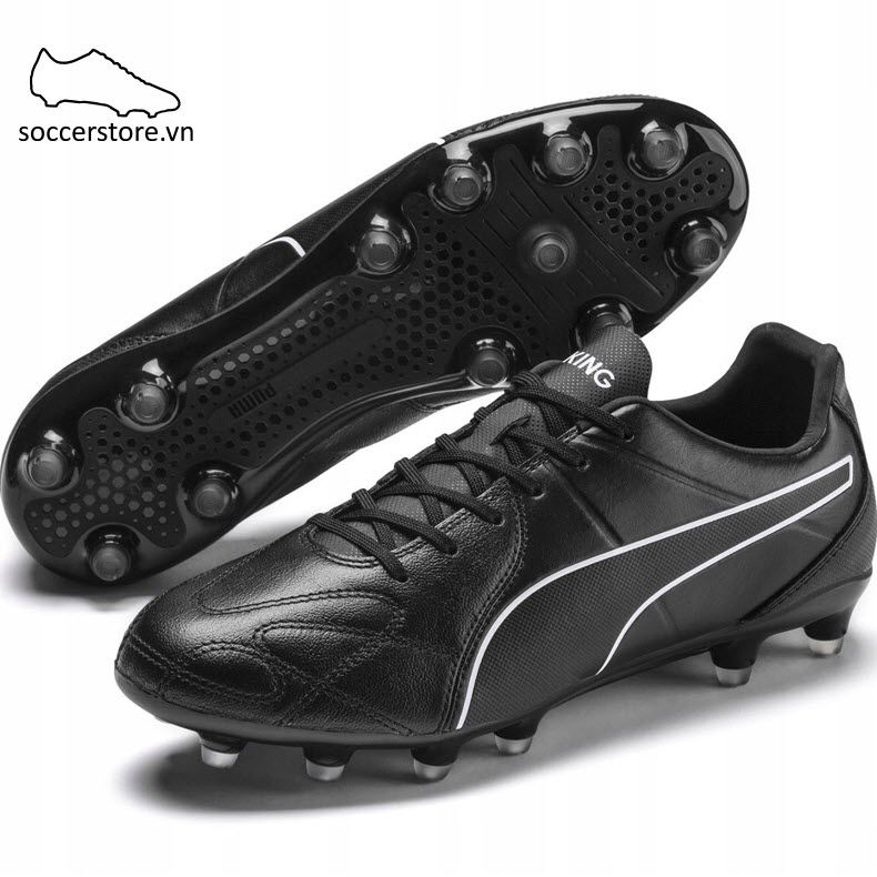 Puma King Hero FG- Black/ Core Black 105609-01