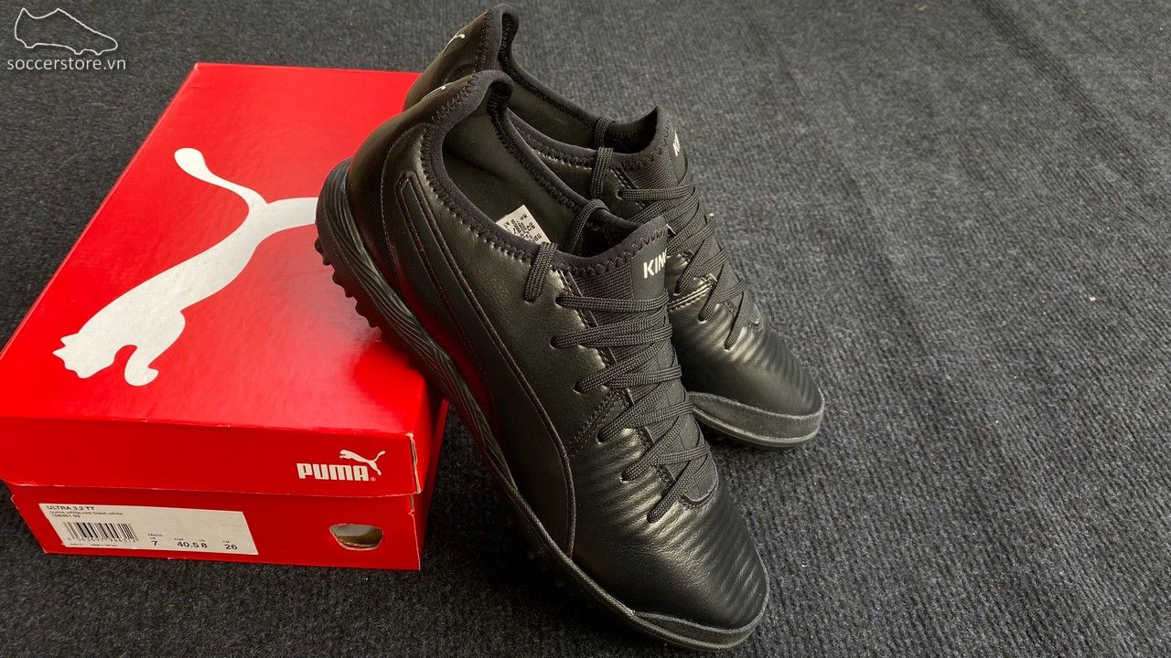 Puma King Pro TT - Black/ White 105668-01