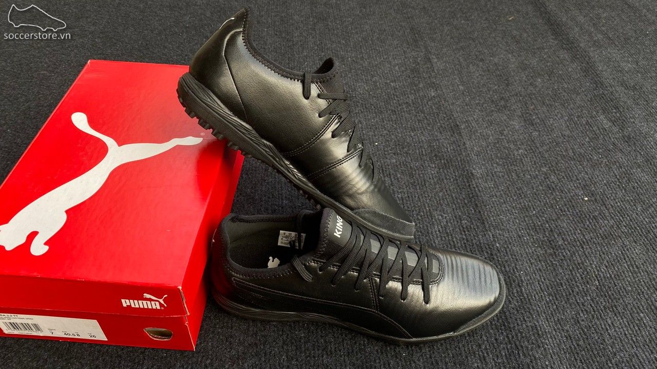 Puma King Pro TT - Black/ White 105668-01
