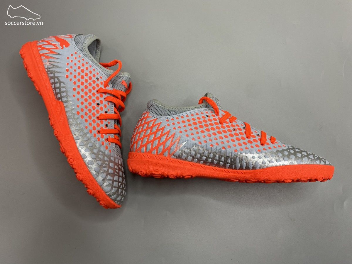 Puma Future 4.4 TF kids - Grey / Orange / Silver - 105699-01