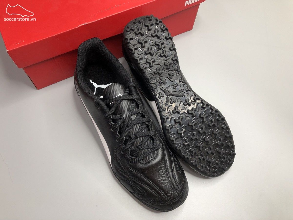 Puma King Hero TF màu đen trắng - 106556-01