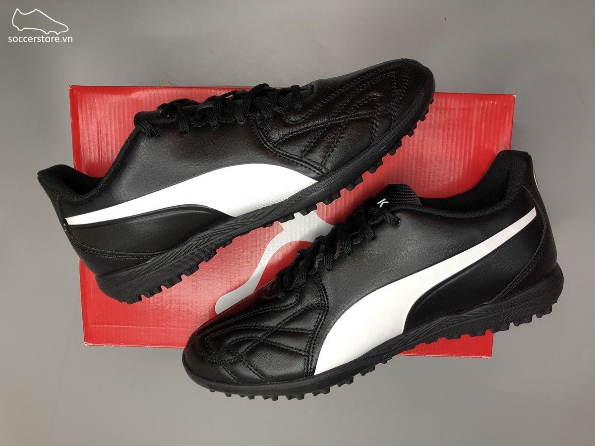 Puma King Hero TF màu đen trắng - 106556-01
